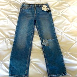 NWT Re/Done 70s Stove Pipe jeans
